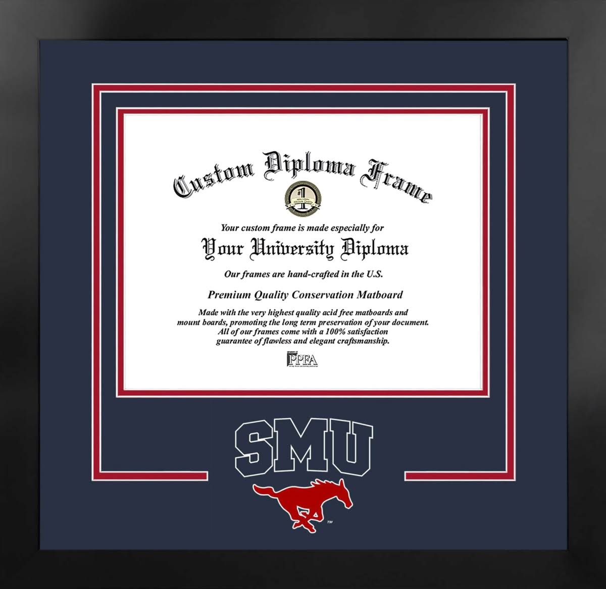 11 x 8.5 in. Black Diploma Frame M79806