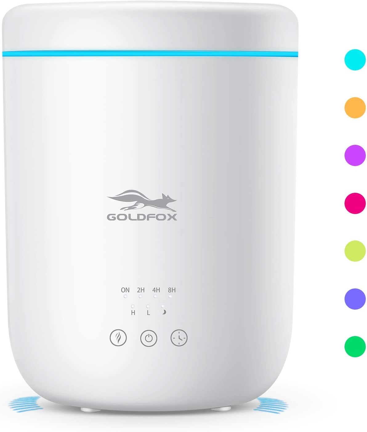 2.2L Cool Mist Humidifier with Ambient Light, Pack of 2 T70612