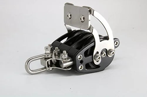 38mm Fixed Triple Adjustable Cam Aluminum Becket Sailing Block L21436