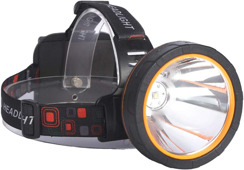 Rechargeable LED Headlamp Waterproof Flashlight (Yellow Light) K15607