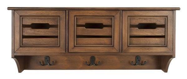 White 3 Drawer Wall Rack H92795