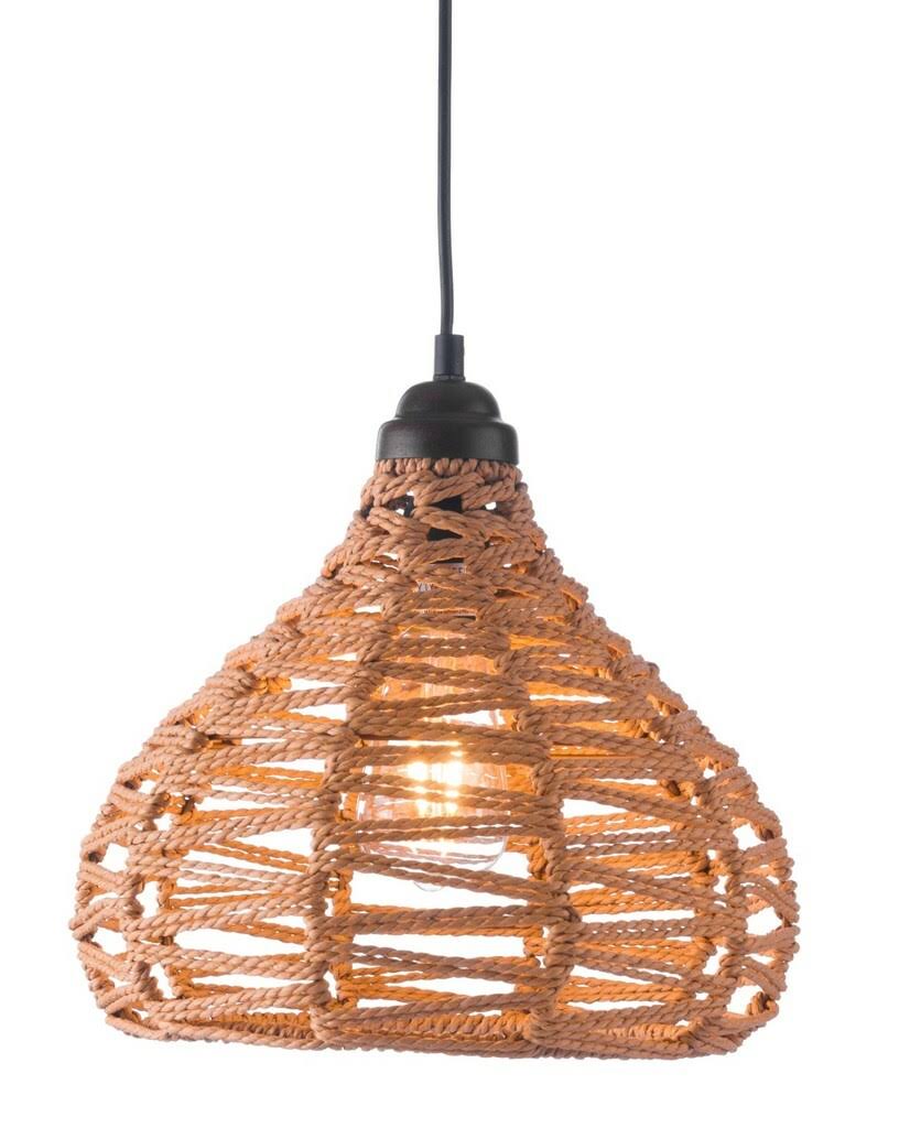 Brown Metal Ceiling Lamp Q350963