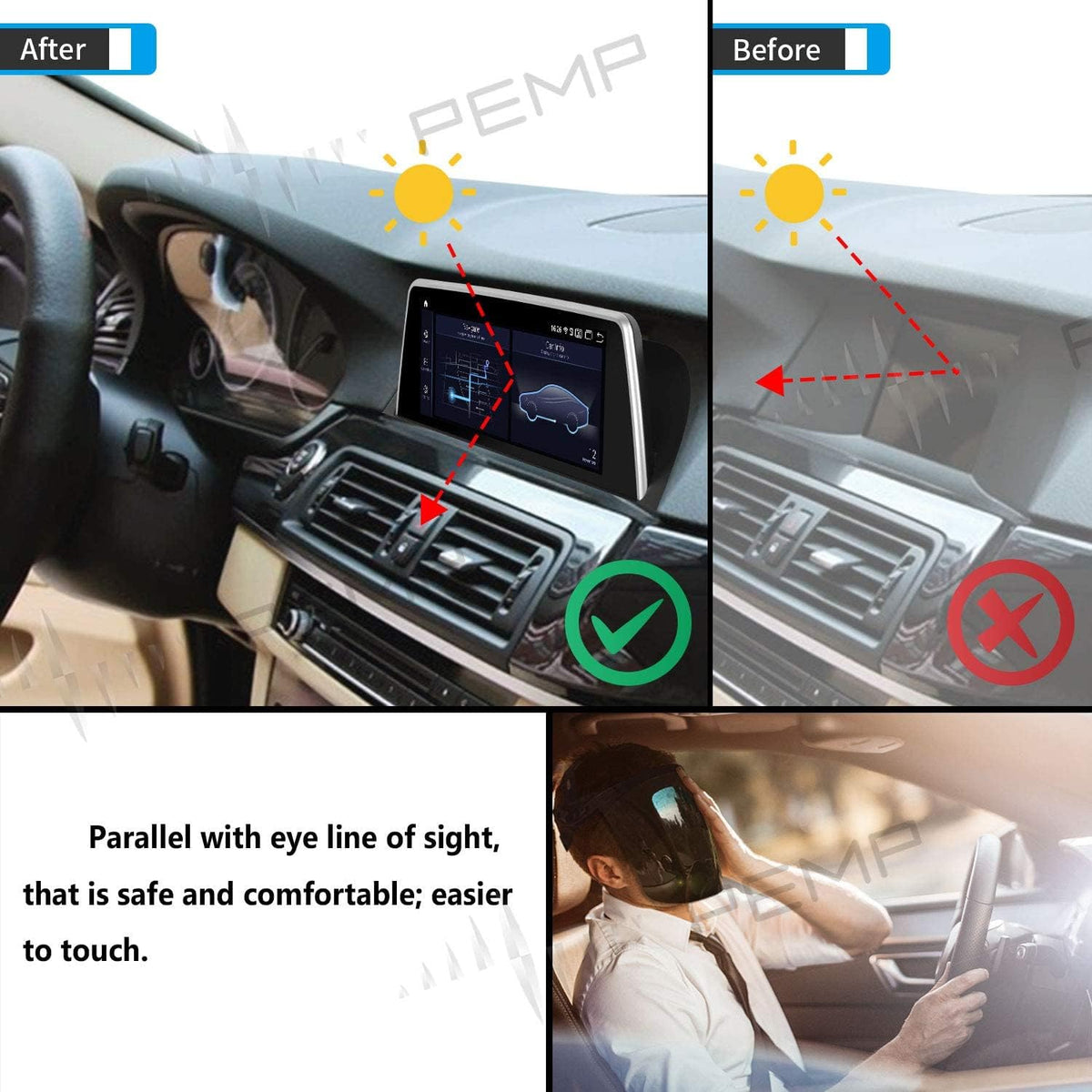 10.25 inch IPS Touch Screen Carplay for BMW F10 F11 M68367