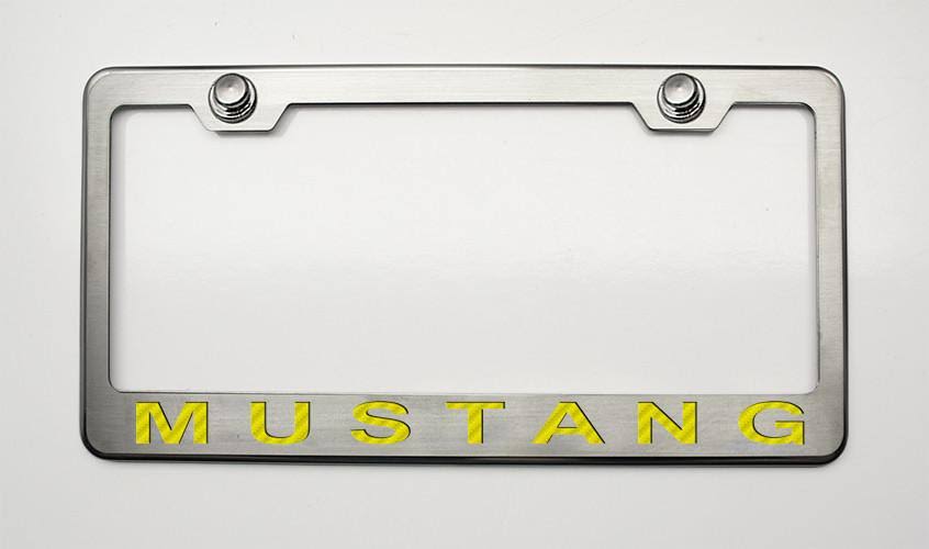 Black License Plate Frame I5967
