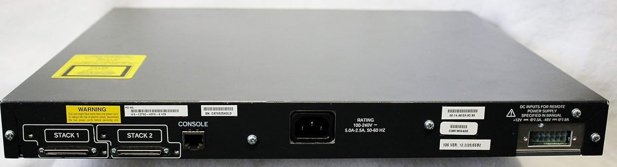 48 x 10/100Base-TX Stackable Ethernet Switch S3784