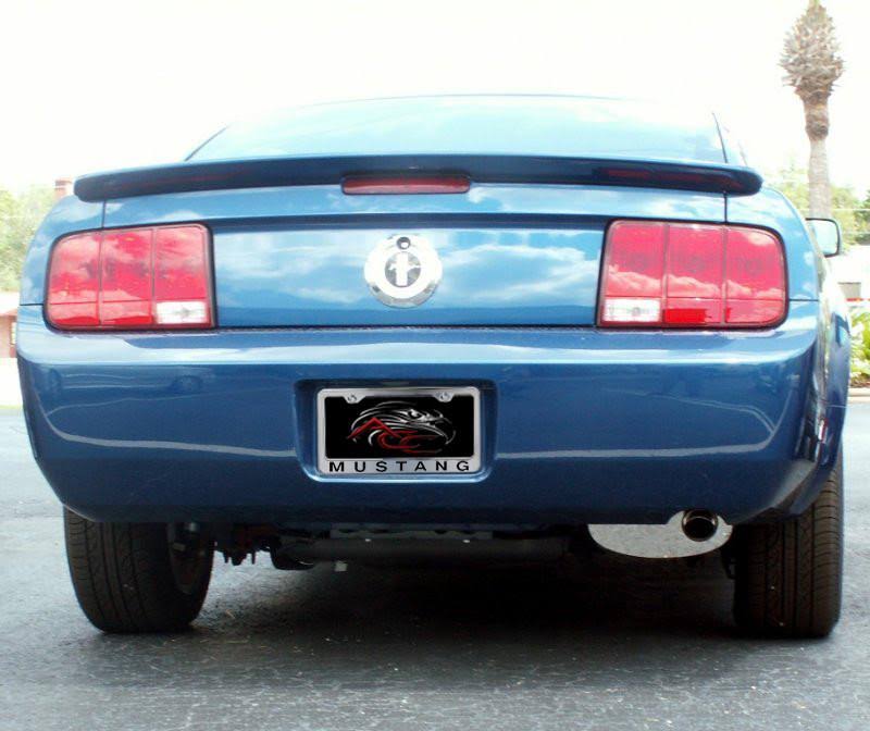 Black License Plate Frame I5967