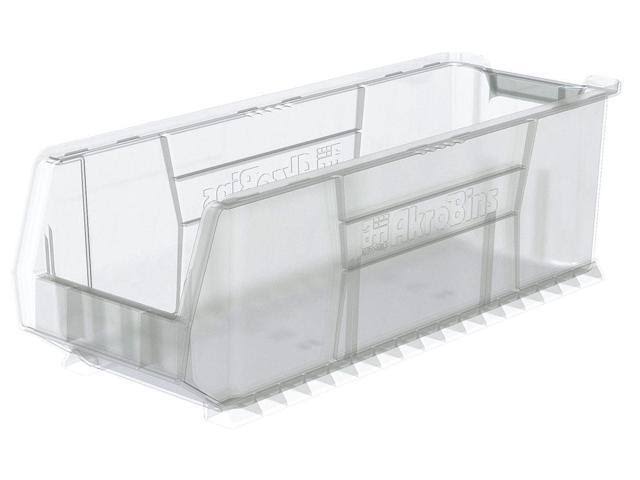 Clear Super-Size Plastic Stack Storage Bin 4pk D74873