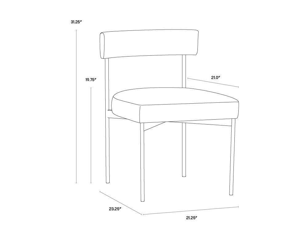 Arena Cement Dining Chair X96379