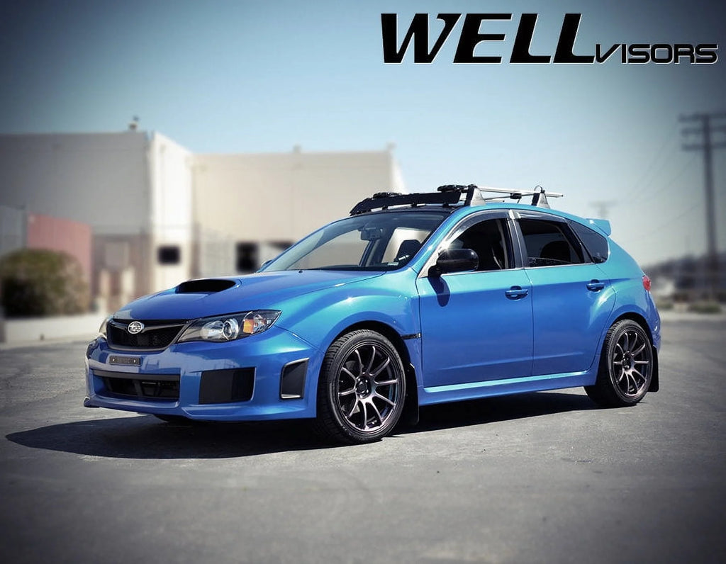 Side Window Visors Rain Guards for 2008-2014 Subaru Impreza / WRX / STI N77135
