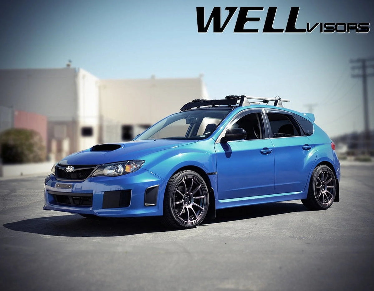 Side Window Visors Rain Guards for 2008-2014 Subaru Impreza / WRX / STI N77135