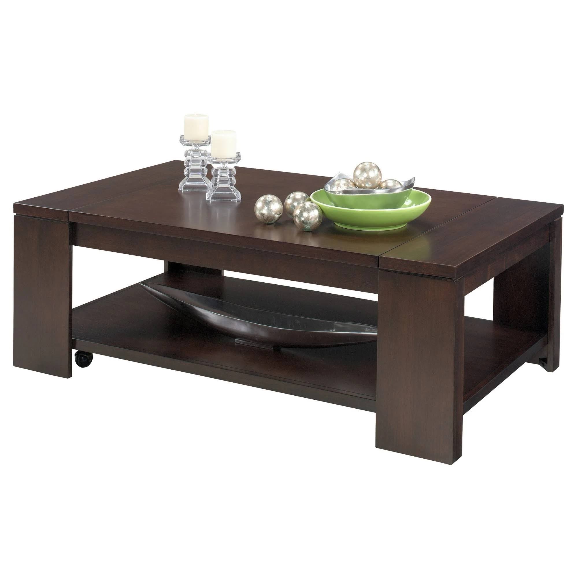 Vintage Walnut Rectangular Castered Cocktail Table A278475