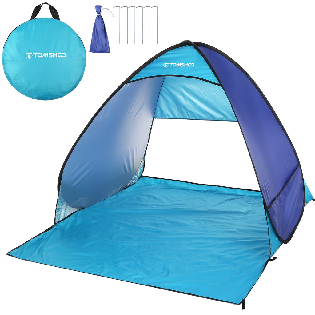 Pop Beach Tent Sun Shelter with Carry Bag W100