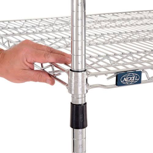 Chrome Wire Shelving Starter 60x22W x 30x22D x 63x22H Z481