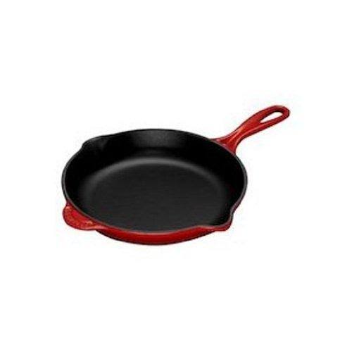 Cherry Enameled Cast-Iron Skillet with Iron Handle F366