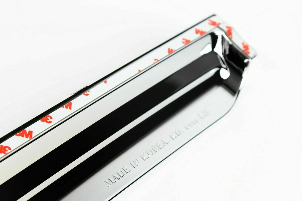 Chrome Side Window Visors Rain Guards Deflectors C168978