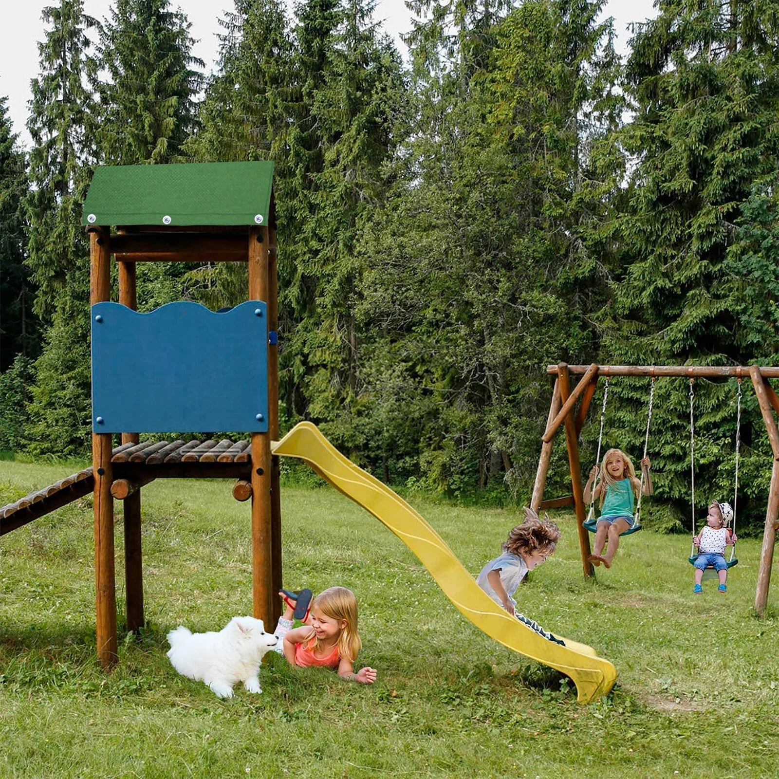 Waterproof Outdoor Playset Canopy 43 x 90 In U647227