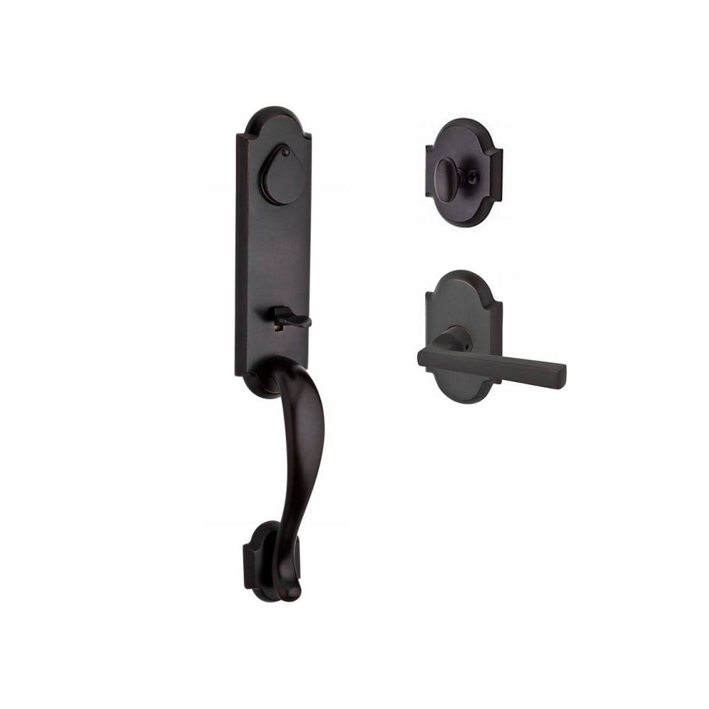 Reserve Single Cylinder Handleset in Dark Bronze Finish G319