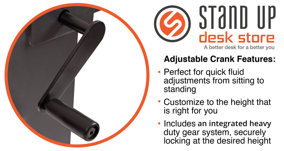 Crank Adjustable Height Standing Desk B65898