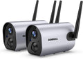 Outdoor Security Camera Wireless WiFi Rechargeable Battery Powered Night Vision Waterproof C98851
