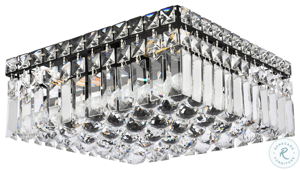 Black Flush Mount Light U40432