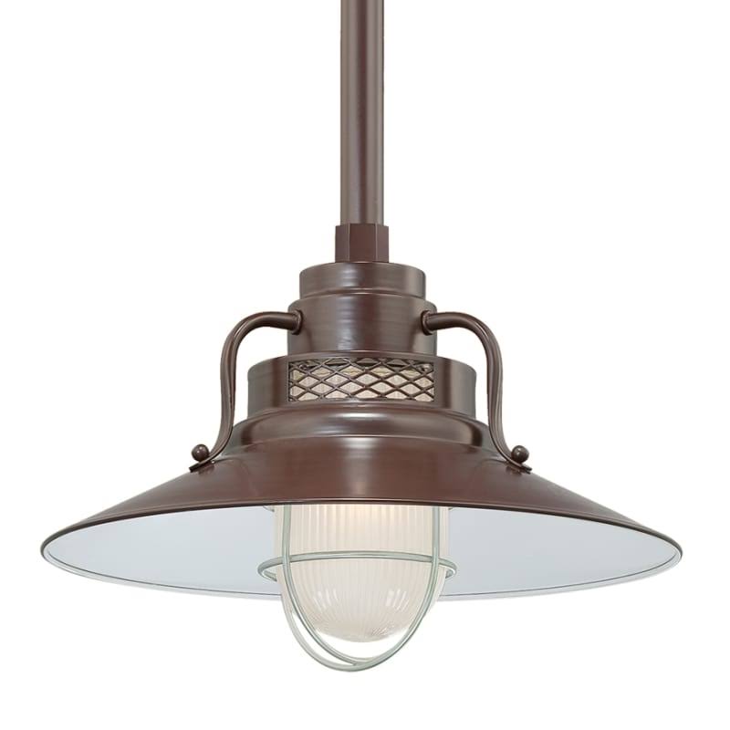 Architectural Bronze Stem Hung Railroad Shade I529