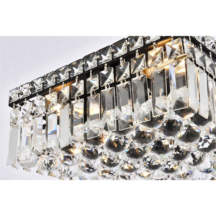 Black Flush Mount Light U40432