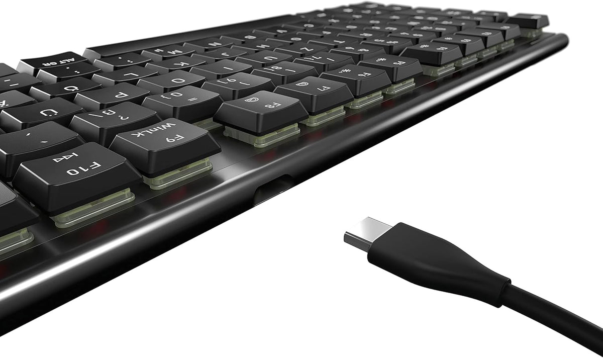 CHERRY MX Low Profile Speed Mechanical Keyboard with Aluminum housing Z80302
