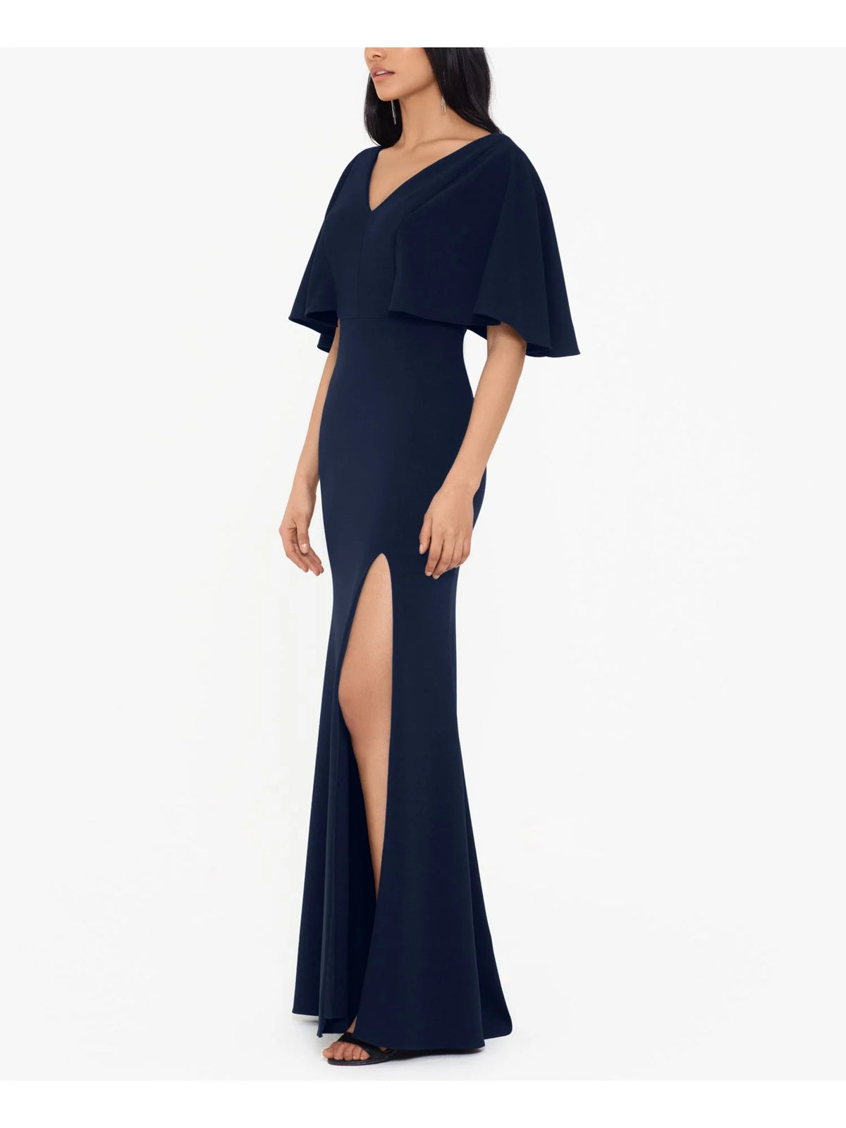 Navy Sheath Dress Petites 6P J585441