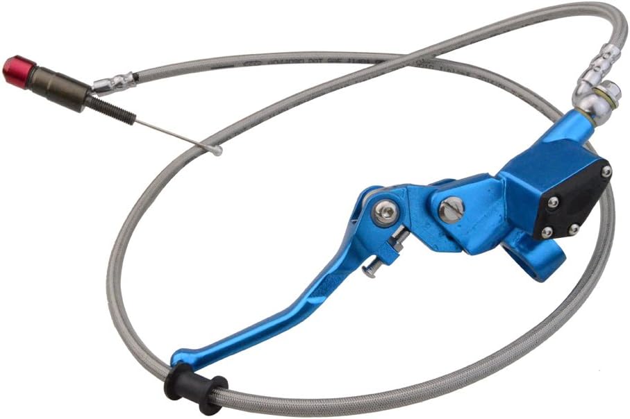 Red Motorcycle Hydraulic Clutch Brake Lever 1200mm Master Cylinder P49252