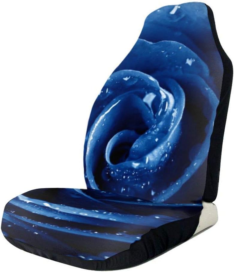 Purple Hearts Printed Bucket Front Auto Seat Covers P25425
