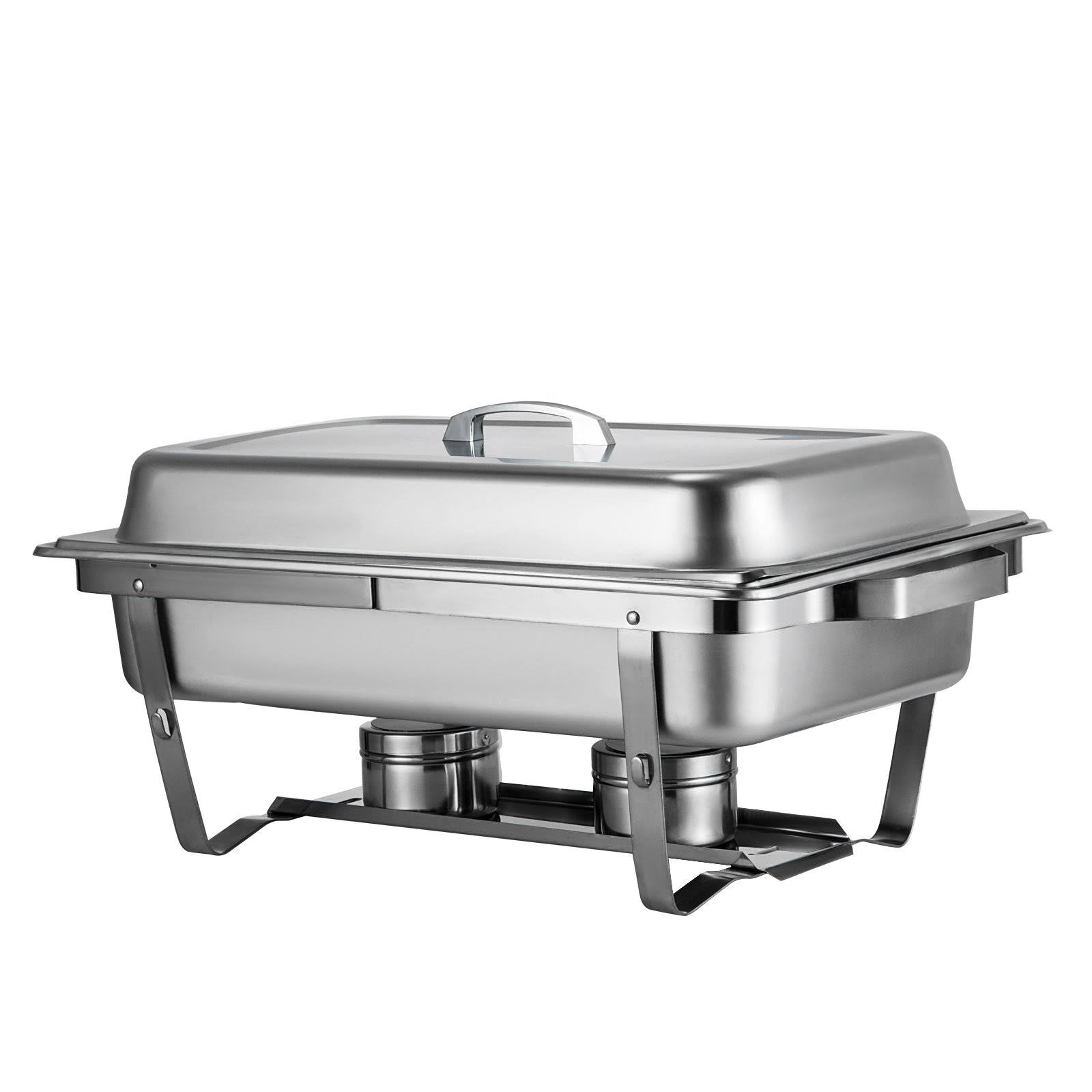 8 Quart Stainless Steel Full Size Chafing Dish Set O477