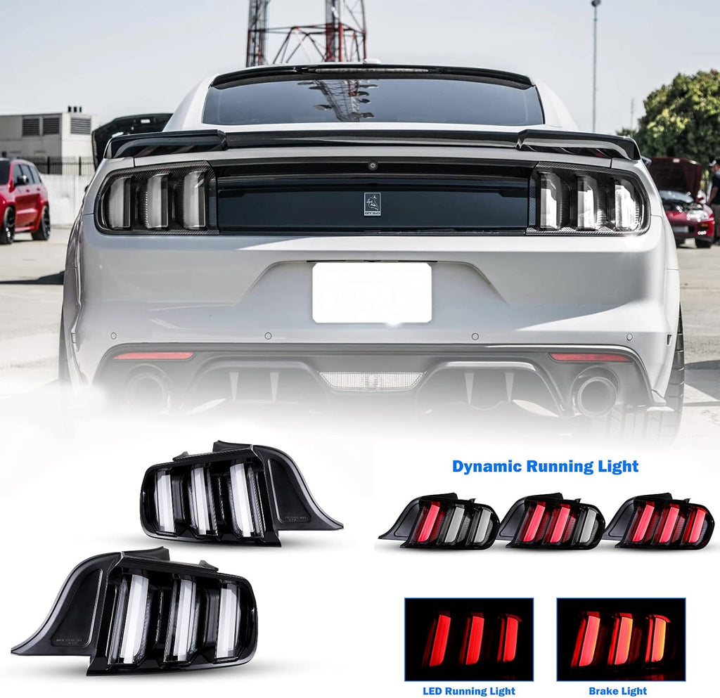 1 Pair LED Tail Light Assembly for Ford Mustang H694