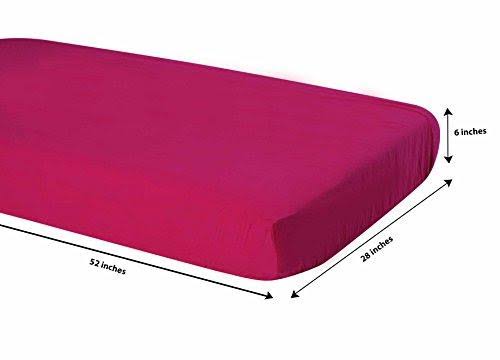 Pink Fuschia Crib Fitted Sheet R4294