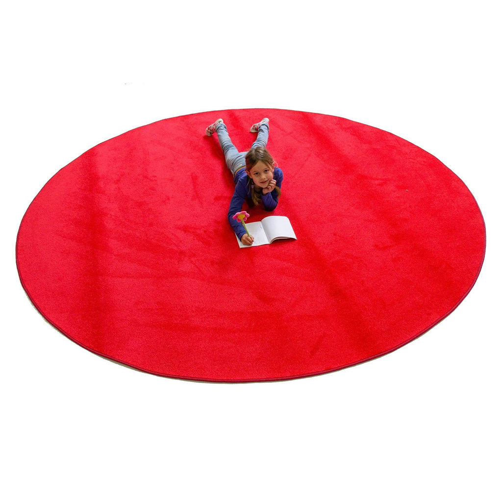 Red Round Carpet J30301