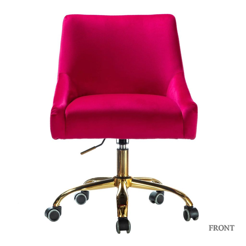 Pink Task Chair with Roller Casters D66507