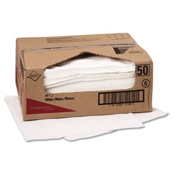 White Hydroknit Wipers, 300/Carton M67497