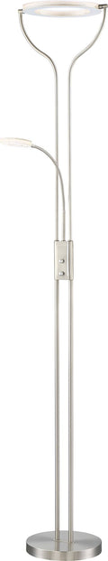 Brushed Nickel LED Torchiere Lamp M948