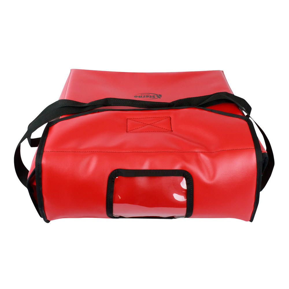 Red Insulated Vinyl Pizza Carrier G326
