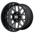 Gloss Black Milled 20x9 8x170 0mm Wheel W878710