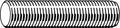 Threaded Rod, 304 Grade, 3 ft. L, pk37 O79266