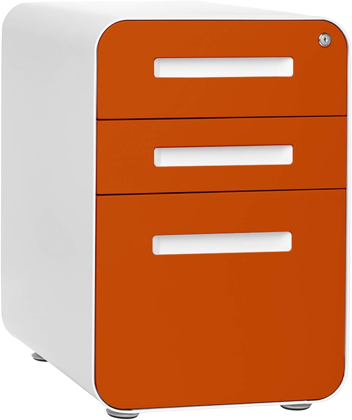 3-Drawer Mobile File Cabinet, Dark Grey V152