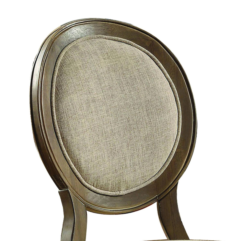 Gray Finish Side Chair Set of 2 A975